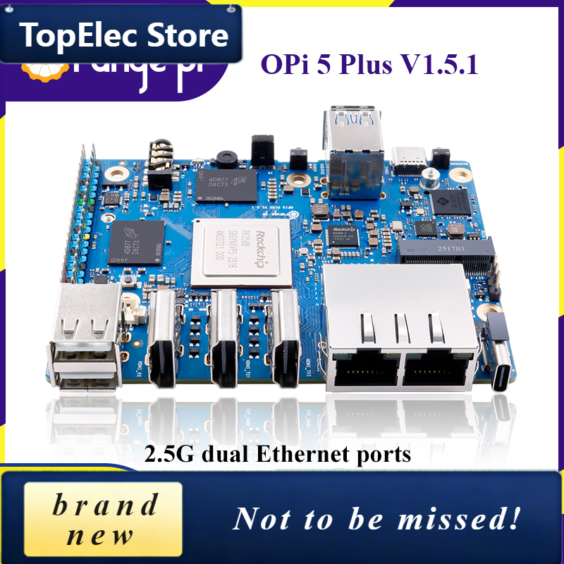 Orange Pi 5 Plus 16Gb - 탑일렉 오렌지파이 5 플러스 16GB V1.5.1